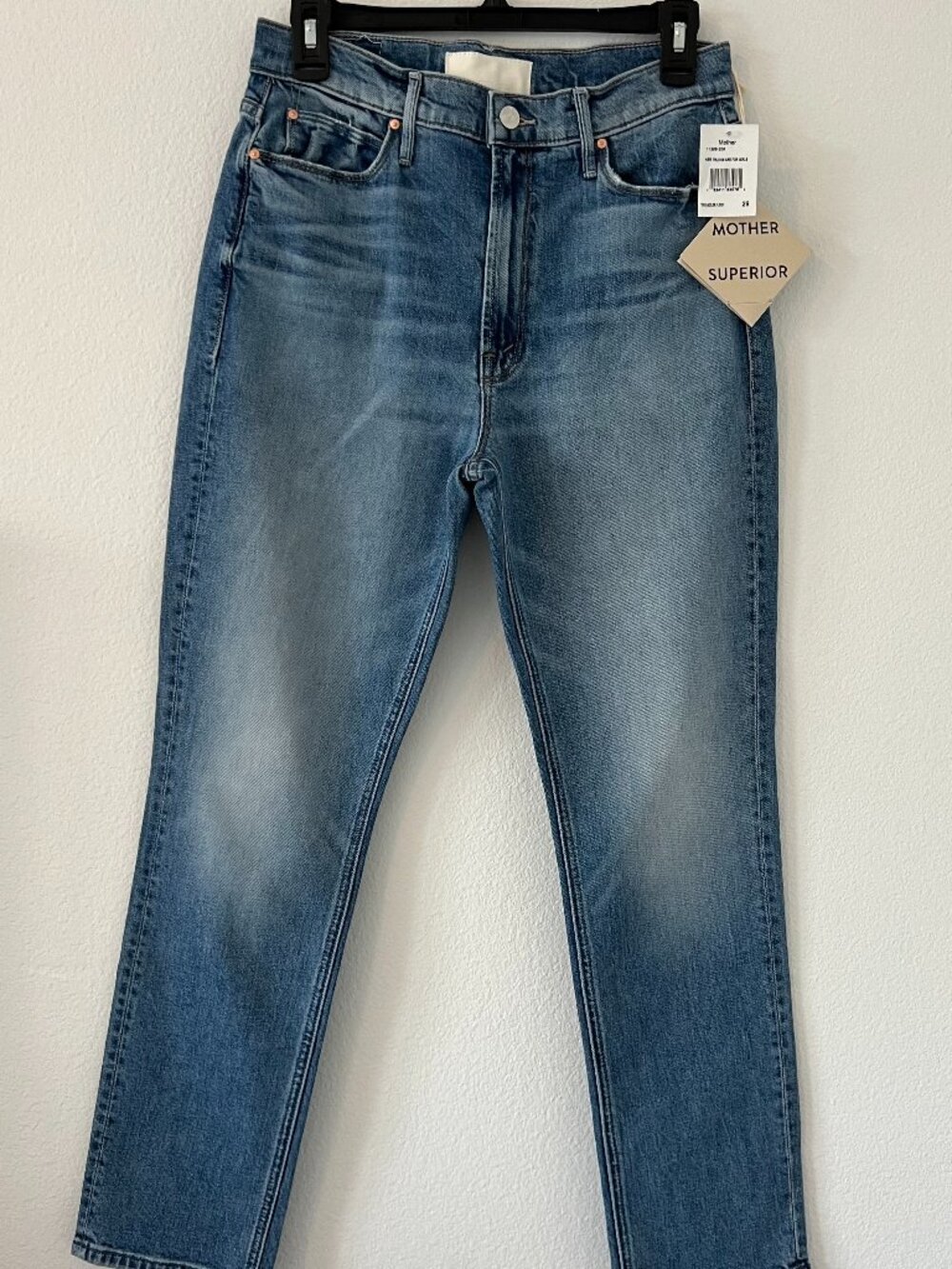 NEW MOTHER The Dazzler Flood Straight Leg Jeans Womens Size 29 Mother Superior